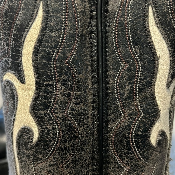 Laredo Black Cowboy Boots - Picture 3 of 4